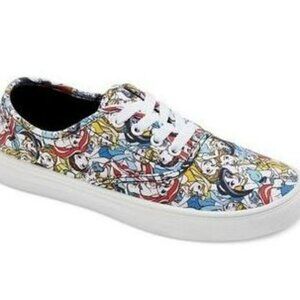 NEW Disney Princess Canvas Lace Up Sneakers